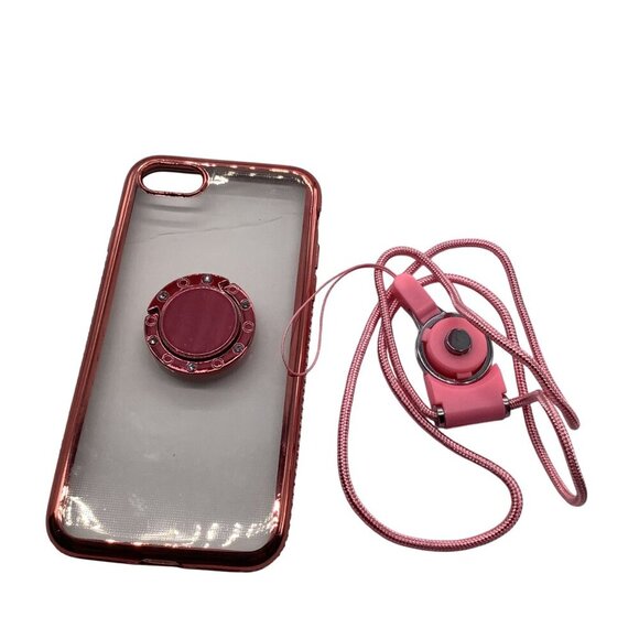 Soga Diamond Bling Glitter Phone Case Samsung Galaxy S8 Rose Gold With Kickstand - Picture 2 of 13